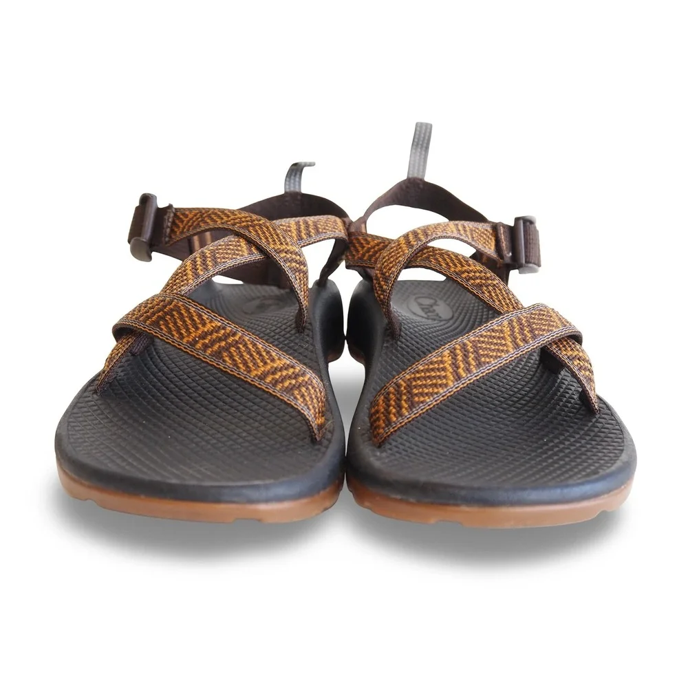 Chaco Sandals Youth 6 Black Brown Sport Hiking Outdoor Adjustable Kids Unisex